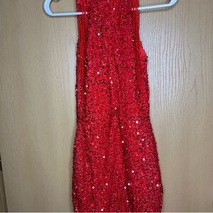 Sparkling Red Dress